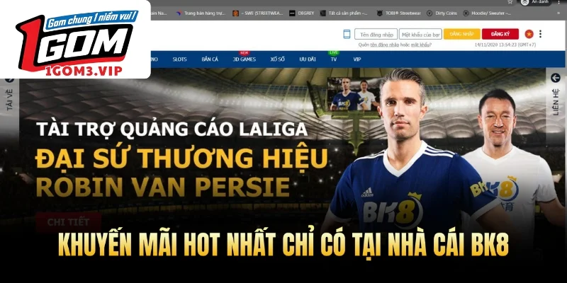 Khuyến mãi hot nhất chỉ có tại nhà cái BK8