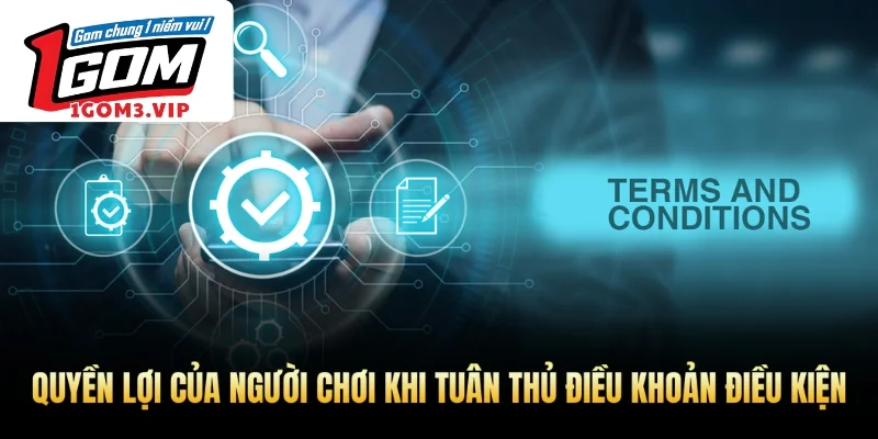 Quyền lợi của người chơi khi tuân thủ điều khoản điều kiện